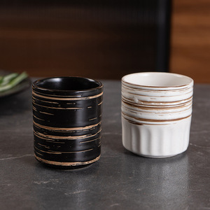 Sınır Ötesi Doğrudan Tedarik Retro Seramik Kupalar Çay Takımları Yaratıcı Ev Restoran Kullanımı - Product Image 4