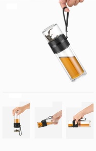 Infuseur <span class=keywords><strong>à</strong></span> <span class=keywords><strong>thé</strong></span> personnalisé avec étiquette privée, bouteille d'eau portable de voyage <span class=keywords><strong>en</strong></span> plein air, anti-casse, bouteille d'eau <span class=keywords><strong>en</strong></span> <span class=keywords><strong>verre</strong></span> <span class=keywords><strong>à</strong></span> double paroi avec <span class=keywords><strong>filtre</strong></span> - Product Image 2