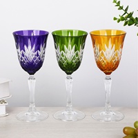 Verres à pied en verre personnalisables en gros pour la restauration et la décoration intérieure, avec impression de logo – Verres à vin rouge
