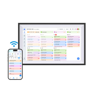 <span class=keywords><strong>Calendario</strong></span> Digital de Pared de 15.6 Pulgadas con Pantalla LCD, Planificador Familiar con Aplicación para Marco de Fotos y Sincronización con <span class=keywords><strong>Google</strong></span> Calendar - Product Image 1