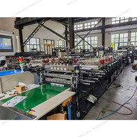Machine de fabrication de sacs plastiques numériques automatiques à trois soudures haute vitesse pour la production d'emballages de sachets à fermeture éclair et bec verseur (stand-up pouch)