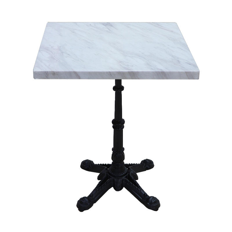 Jazz white square table + 4 claw small tiger claws