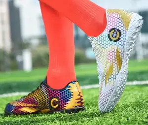 Gaya Baru Sepatu Sepak Bola Sepatu Sepak Bola Grosir Zapatillas De Futbol HG Sepak Bola Cleat untuk Pria Sepatu Sepak Bola