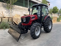 Mini Trattore Cinese da 50 CV con Caricatore Frontale e Lama Frontale per Agricoltura