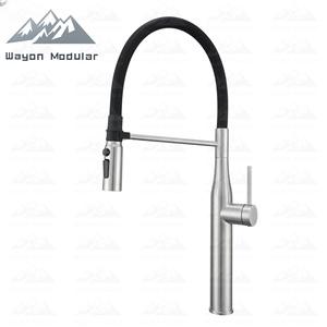 <span class=keywords><strong>Robinet</strong></span> moderne Wayon en acier inoxydable avec douchette extractible et double mode de jet d'eau - Product Image 6
