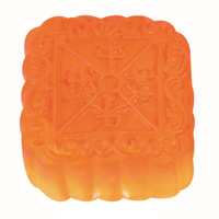 Balle anti-stress souple en forme de gâteau de lune en PU, jouets anti-stress, vente en gros, jouets anti-stress alimentaires promotionnels, jouets personnalisés pour cadeaux