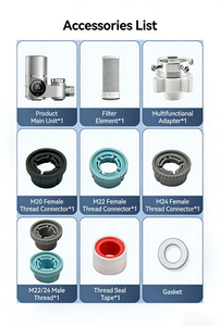 Purificatore d'Acqua Digitale con Display Intelligente, <span class=keywords><strong>Filtro</strong></span> a Carbone Attivo UV per <span class=keywords><strong>Bagno</strong></span> e Cucina, Materiale Plastico - Product Image 3
