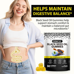 OEM minyak biji hitam Gummies 2% Thymoquinone suplemen minyak biji hitam untuk meningkatkan mobilitas sendi tingkat energi imitas - Product Image 3
