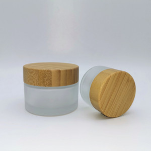 <span class=keywords><strong>Pot</strong></span> <span class=keywords><strong>en</strong></span> verre cosmétique vide rond transparent mat blanc avec couvercle <span class=keywords><strong>en</strong></span> <span class=keywords><strong>bambou</strong></span>, vente <span class=keywords><strong>en</strong></span> gros d'usine - Product Image 6