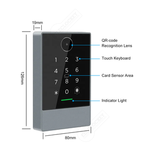 K3qw không thấm nước thông minh kiểm soát truy cập hệ thống ttlock Wifi QR mã RFID thẻ sinh trắc học mật khẩu đọc cửa nhập - Product Image 3