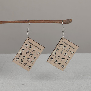 Pendientes de Botón Semi-gestionados, Ecológicos, Estilo Europeo Americano, Rectangulares, Chapados en Oro de 10K, Clásicos, Unisex, Regalo Mairi - Product Image 1