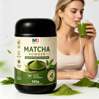 Poudre de Matcha Ceremonial Grade Antioxydant Énergisant à Base de Plantes, Marque Privée OEM, Vente en Gros Direct Usine Chine