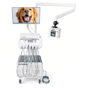 Carrito Dental Veterinario con Unidad de Rayos X, Máquina de Tratamiento Dental para Mascotas, Unidad Dental Móvil con Compresor de Aire para Clínica <span class=keywords><strong>Veterinaria</strong></span> - Product Image 2