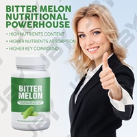 JBY – Capsules d'extrait de melon amer en stock, livraison directe usine, supplément de santé actif vitaminé, vente chaude