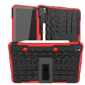 Manufacturer Wholesale TPU PC Hybrid Funda Cover Kickstand Case For iPad Pro 11 inch 2021 2020 2018 Back Cover