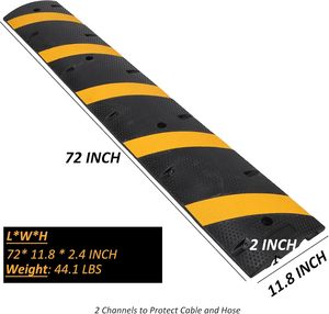 Dossi <span class=keywords><strong>in</strong></span> <span class=keywords><strong>gomma</strong></span> per carichi pesanti da 25.000 libbre di capacità modulari per traffico - Product Image 2