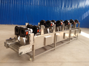 500กิโลกรัม/ชั่วโมงเครื่องทำน้ำผักกระเจี๊ยบเขียวเครื่องซักผ้าทำจากสแตนเลสเครื่องล้างผักและอบแห้ง - Product Image 3