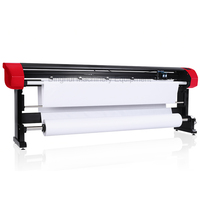 Plotter de corte e impresión de contornos de patrones de papel para prendas de vestir, de gran venta, con inyección de tinta