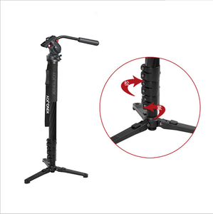 Không Thấm Nước Sợi Carbon KH-6750 Ảnh Tự Sướng Dính 3-Cách Lật Khóa <span class=keywords><strong>Monopod</strong></span> Với 2-Cách Pan Đầu Có Thể Gập Lại Cho Máy Ảnh Kỹ Thuật Số Sử Dụng - Product Image 1