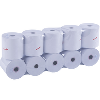 Papel térmico sin BPA 3 1/8x230 papel de caja registradora 80mm rollo de recibo de impresión térmica para impresora de caja registradora POS