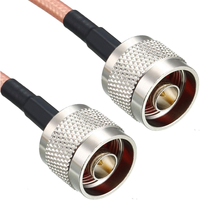 Câble coaxial personnalisé RG142 avec connecteurs BNC TNC N, 50 ohms, fabricant de câbles RF
