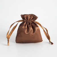 Sac de rangement pour sac à main en satin personnalisé avec logo en soie pochette anti-poussière pour bijoux cadeaux pour la promotion