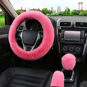 Housse de Volant Artificielle pour Voiture, Ensemble de Trois Pièces, Chauffage, 38cm - Product Image 4
