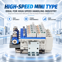 Katup Solenoid Hisap Tiup Generator Vakum Terintegrasi Tipe Modular dengan Layar Digital Performa Vakum Tinggi untuk Otomasi