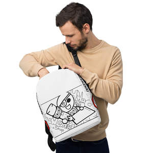 Cómics IW # Mochila Moderna Minimalista 39, para PC, de Poliéster, con Sistema de Transporte Cómodo y Cierre de Cordón - Product Image 6