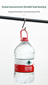 خطاف معدني من الفولاذ المقاوم للصدأ قابل للتخصيص خطاف مسطح سميك على شكل حرف <span class=keywords><strong>S</strong></span> خطاف مطبخ معلق سمك مجفف معالج لحم خطاف تجفيف - Product Image 6