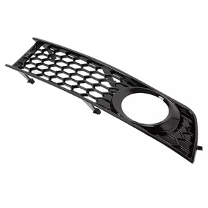 Rejilla Delantera para Audi A4 B6, Rejilla Inferior de Plástico ABS Negro, Marcos para Faros Antiniebla, 2001-2005 - Product Image 1