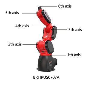 BRTIRUS0707A Brazo Robótico PLC y Motorizado, Alcance de 700 mm, Capacidad de Carga de 7 kg, IP65, Uso Industrial, Multivoltaje, Brazo Robótico para Empaquetado - Product Image 4