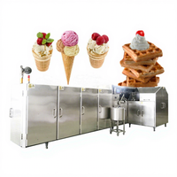 Ligne de production automatique de cornets à glace, ligne de production de cornets en sucre roulé, machine à cornets en sucre