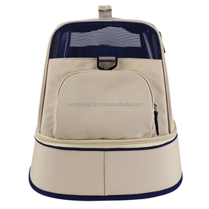 Bolsa de transporte sostenible para mascotas de viaje al aire libre, cojín suave pequeño de poliéster para perros, gatos, otras mascotas, cierre de cremallera, patrón de impresión - Product Image 5