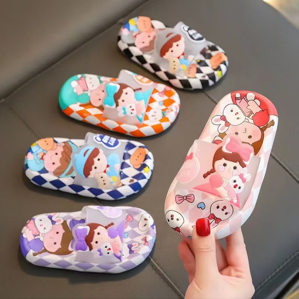 Summer Sandals Kids Mules Baby Boys Girls Cartoon Baby Sandals Flat…