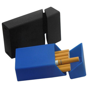 <span class=keywords><strong>Silicone</strong></span> personnalisé Vide Porte-<span class=keywords><strong>Cigarette</strong></span> En Caoutchouc Tabac Boîte Couverture Fumée Cas - Product Image 2