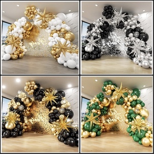 Kit de Decoración para Fiesta de Cumpleaños Pafu, Arco de Globos, Explosión de Estrellas, Globos Metálicos de Diferentes Tamaños, Kit de Guirnalda de Globos - Product Image 3