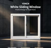 Fenêtre moderne à double vitrage coulissante horizontale en alliage d'aluminium sur mesure pour villa et appartement