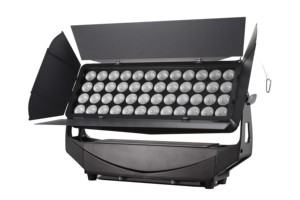 Projecteur LED mobile d'extérieur IP65 48x20W RGBW Ra80 CRI en aluminium, contrôle DMX512, culot E27, intensité variable, pour DJ et discothèque - Product Image 6