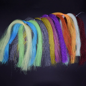 NOUVEAU Matériel <span class=keywords><strong>de</strong></span> montage <span class=keywords><strong>de</strong></span> mouches OEM 35 couleurs Poly Flash torsadé, Crystal Flash, Flashabou, Krystal Flash <span class=keywords><strong>pour</strong></span> Streamer, Nymphes et leurres Sabiki - Product Image 2