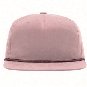 Gorras Richardson 256 en relieve al por mayor, gorra lisa con cuerda y cierre snapback, corona alta, cinco paneles, tela suave unisex común para deportes de invierno - Product Image 3