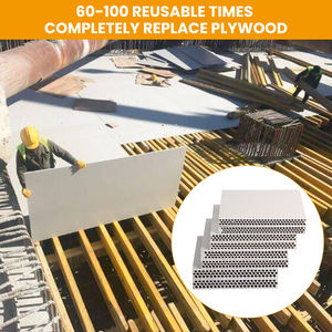 LinyiQueen <span class=keywords><strong>Marc</strong></span> 1250X2500mm 1500x3000mm 18mm 20mm PP Panneau de contreplaqué creux Feuille de construction Coffrage en plastique pour béton - Product Image 4