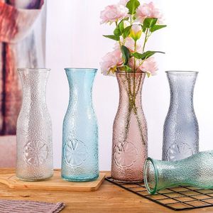 Decorazione per la casa soggiorno decorazione floreale ornamenti europei minimalista e creativo vaso di vetro trasparente