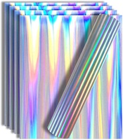 Feuille métallique holographique de vinyle de transfert de chaleur de laser d'arc-en-ciel pour le film élevé de vinyle de presse de la chaleur