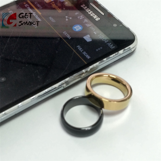 New Design Factory Direct Ceramic NFC Ring with RFID Payment Function Programmable Waterproof Smart Ring