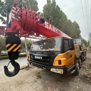 Grue sur camion Sany QY50 de 50 tonnes d'occasion en bon état, pièces d'origine, fonctionnement fiable, haute efficacité pour les travaux de construction lourds - Product Image 1