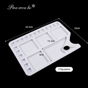 Panwenbo Art Levert 23 Putten Handpalet Wit Acrylverfpalet Aquarel Verfpaletten - Product Image 2