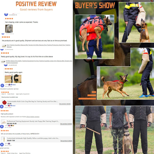 Özelleştirilmiş çok renkli köpek Bite eğitim çantası yırtılmaya dayanıklı bez köpek römorkör oyuncak açık Pet eğitim malzemeleri için - Product Image 6