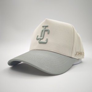 Casquette de baseball en coton ajustable à 5 panneaux, bicolore, avec broderie 3D personnalisée, motif Oxford à pois, visière incurvée, haute qualité, vente en gros - Product Image 5