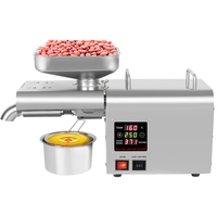 Nouvelle Presse à Huile Commerciale Automatique en Acier Inoxydable Luoyu, Capacité 50 kg/h, pour l'Extraction d'Huile de Sésame, de Noix et de Noix de Coco